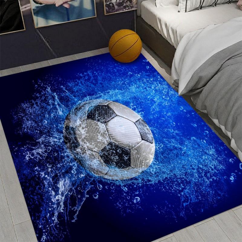 

3D Баскетбол Мрія Арт Принт Килими Нековзний Килимок для Підлоги Килим для Вітальні Спальні Домашня Ігрова Кімната Декоративний Килим 40 x60cm
