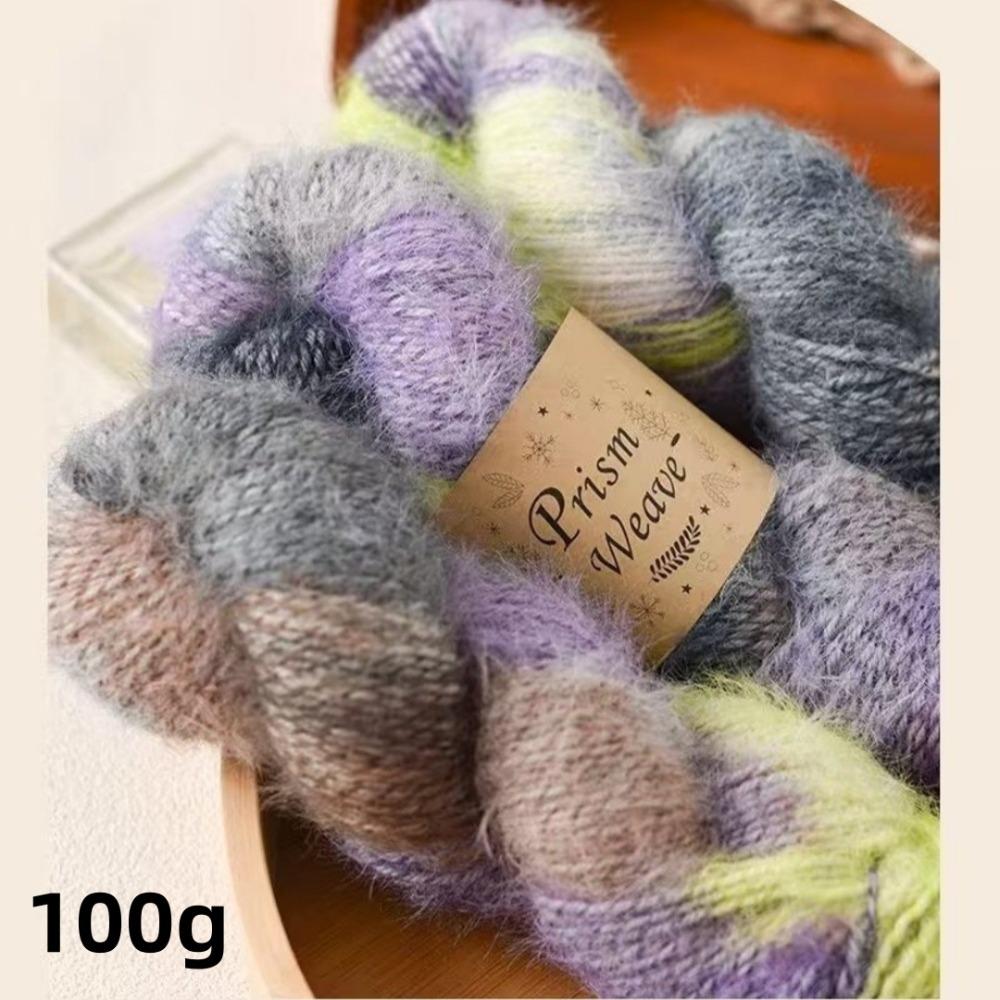 Gradient Color Wool Blend Yarn Blend Material Gradient Knitted Yarn DIY Scarf, Hat, Sweater
