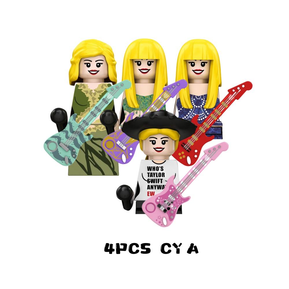 TP1026 LG1015 Swifts Beliebte Sängerinnen Bausteine Modell Mini Actionfigur Zubehör Halloween Geschenke für Kinder