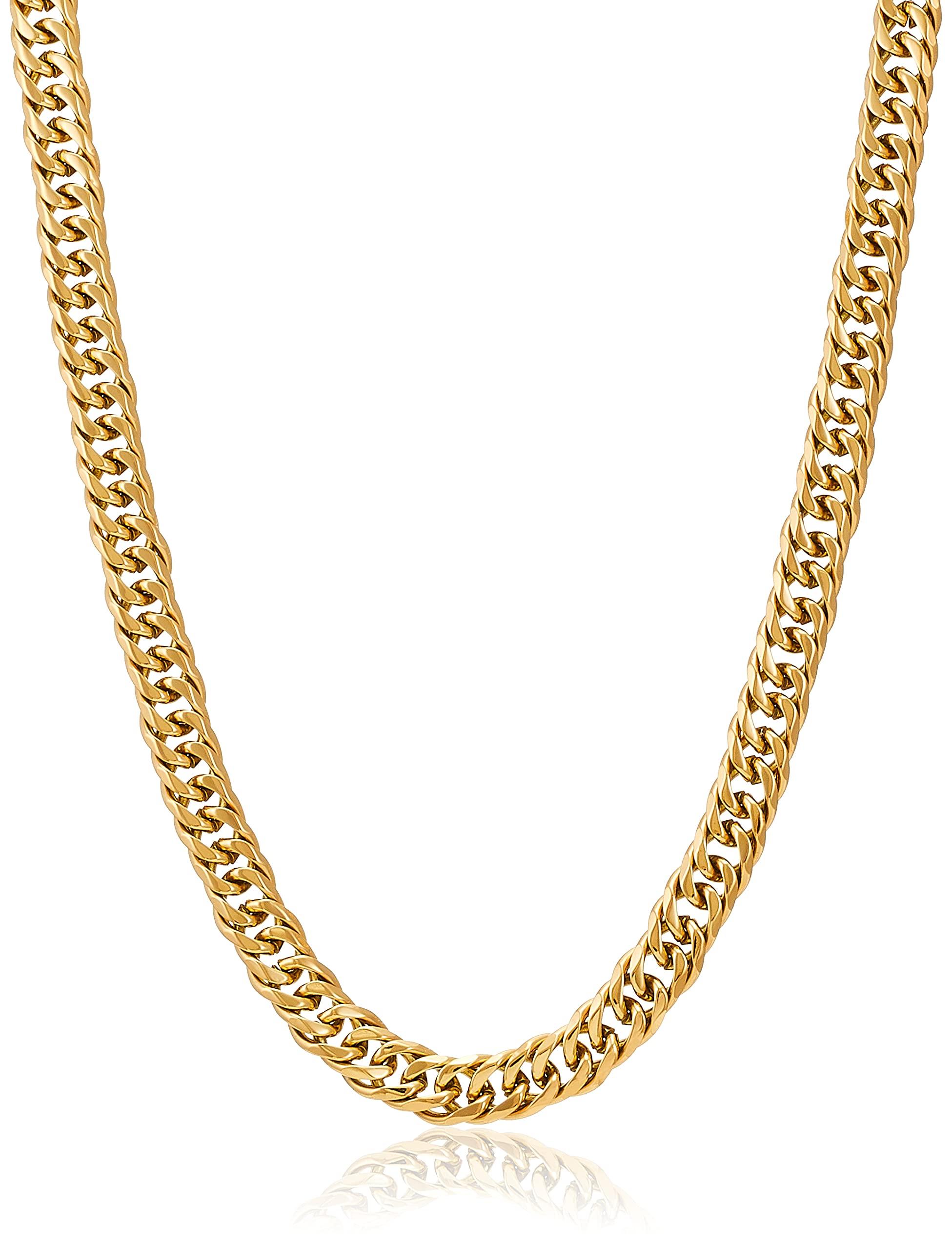 

Kihei Chain Stainless Steel Necklace 50cm Yellow Comes with Exclusive BOX and Paper Bag GN0002603 [Police] & 5.7mm