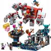 My Worlds Cross Whistle The Sword Outpost Compatible 21246 Dark World Building Brick Model Building Toy Kids Birthday Gift Toys