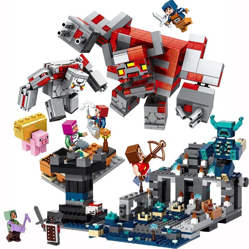My Worlds Cross Whistle The Sword Outpost Compatible 21246 Dark World Building Brick Model Building Toy Kids Birthday Gift Toys