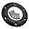 6 Bolts 70mm Stee Wheel Center Black