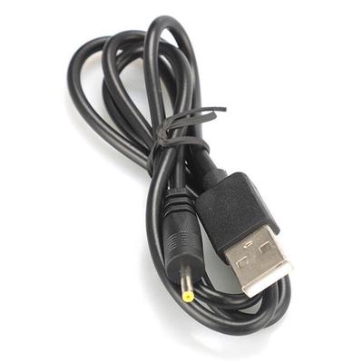 Θύρα USB σε 2.5 3.5 4.0 5.5 Mm 5V Dc Barrel Jack Καλώδιο τροφοδοσίας Μαύρο