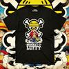 Summer 2026One Piece Monchi D Luffy Straw Hat Pirates Classic Trend Theme100 Cotton Print Oversized Tshirt Adult Family Top