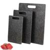 Tabla de cortar de cocina de mármol PP, resistente al moho, de doble cara, apta para uso alimentario, antideslizante.