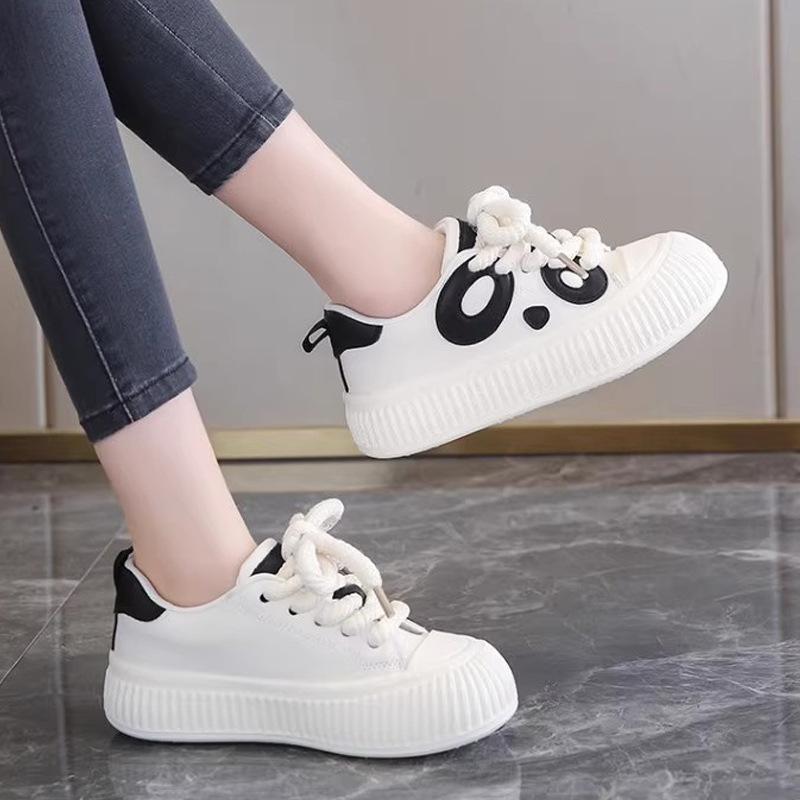 

Женская обувь, удобная обувь, новые осенне-зимние черно-белые туфли D Lites Spring Platform Sports Board Shoes для женщин 40