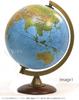 Orbys Globe, 6 Types Available, Topographical Map, 25cm Diameter [No Light], Interior Decor for Kids, Topography and Geography Education, Recommended