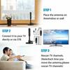 Portable HD Digital TV Antenna Indoor Outdoor Amplified DAB Antenna 200 Miles Ultra HDTV With Magnetic Base Aerial Set Smart TV