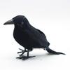 Halloween Flocked Black Crow Ornament - Party Decoration Prop Shirt