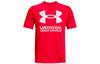 T Shirts Men's Red Crew Neck Moderate Straight Fit 1363065-608