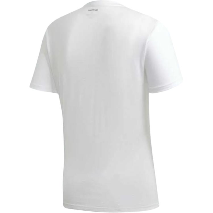 Adidas Fast Graphic Logo Pattern Casual Crew Neck Comfortable Short Sleeve T-Shirt Men Tops White FJ4997