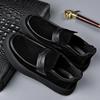 Shoes Men Leather Original Designer Cow Suede Leather Shoes Men's New Thick Sole Loafers Soft Sole Suede Leather Casual Shoes
