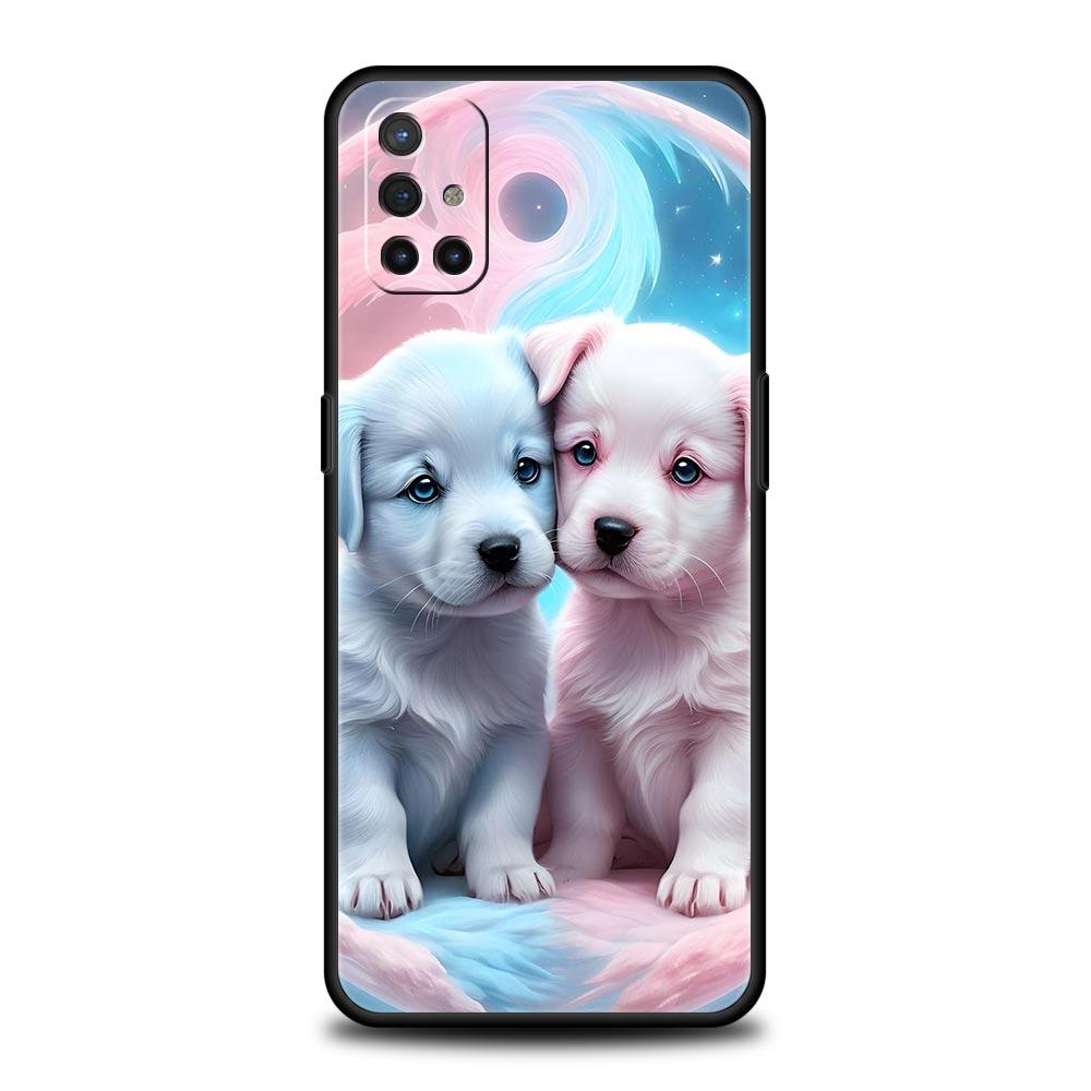 Cute Little Dog Phone Case For Oneplus 13R 13 12R 11 10T 10R Nord N100 N200 N10 10 9 9R 9RT CE 3 2 Z Pro 5G Soft TPU Cover Capas