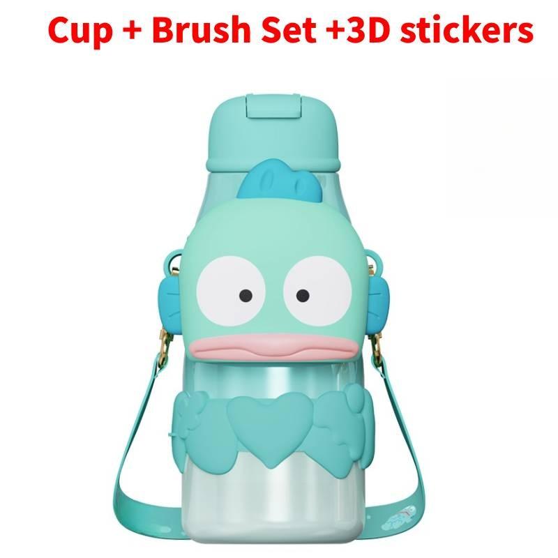 Детская термобутылка Ультрамен с соломинкой, большой вместимости, для использования в школе Mermaid