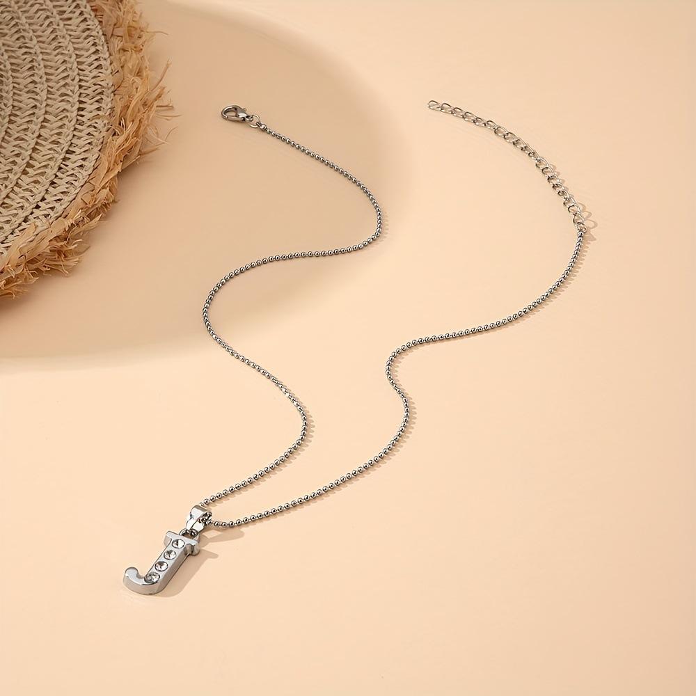 

Necklace, diamond-encrusted jewelry, English letter jewelry, simple and classic high-end necklace