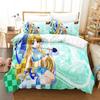 New Kawaii High School DxD Bedding Set Duvet Cover Sheet Printed Bed Set Pillowcase Bed Full Queen King Size Comforter Bedroom
