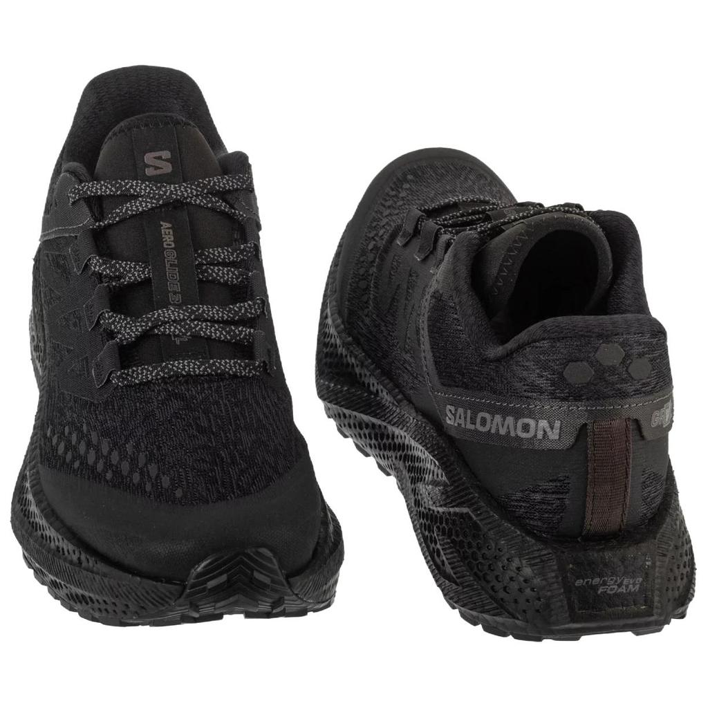 SALOMON Aero Glide 3 Comfortable Soft Low-Top Running Shoes Men Sneaker Black 478693