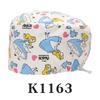 Cartoon Printed Nursing Caps Men Women Medical Hats Adjustable Long Hair Pet Dental Clinic Doctors Scrub Hat