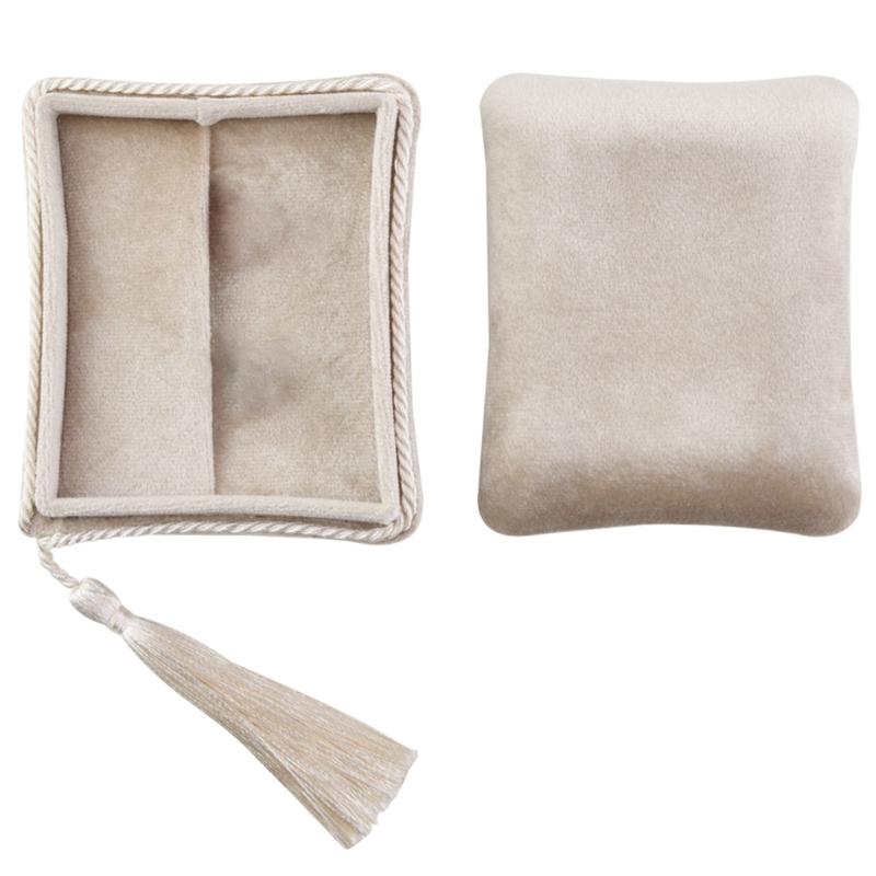 Velvety Jewelry Box Portable Travel Case Organizers with Multi Layer Compartments for Rings Necklaces Earrings