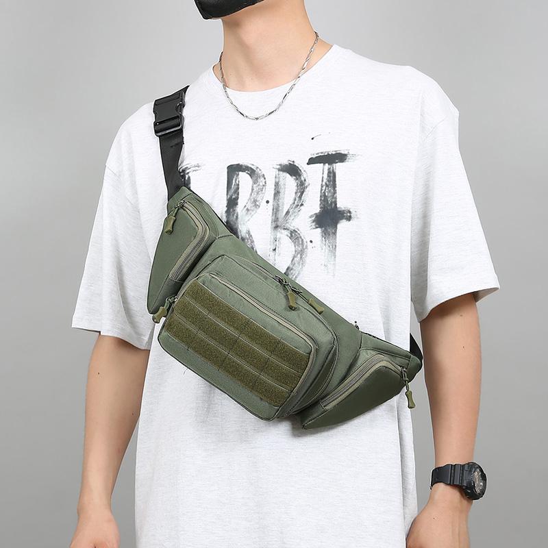 Tactical Multi function Waist Packs Fanny Bag For Men Nylon Shoulder Hiking Mobile Phone Bag Sports Roomy Casual Men Waist Bags