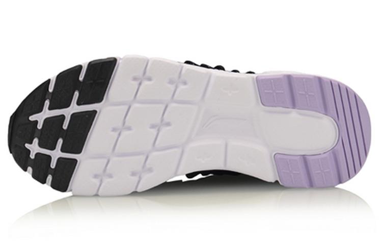 Li Ning Breathable Low top Casual Shoes Women's Standard Black AGLQ006-1