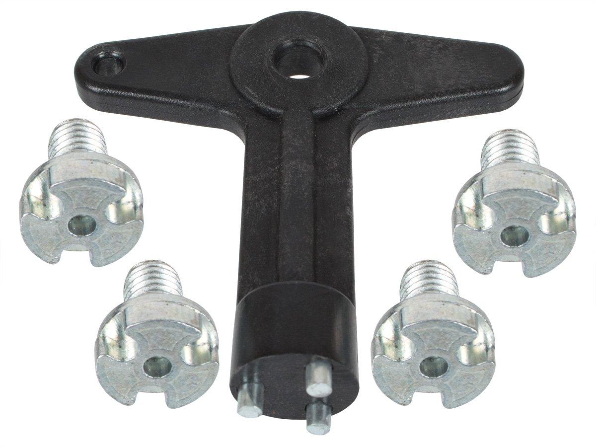 Renault Clio II III Laguna II Megane I II Modus Scenic II key + 4 screws for wheel caps SET SHORT VERSION 18 MM