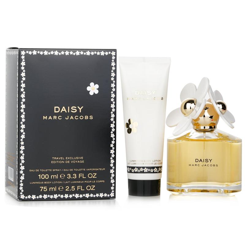 Marc Jacobs Daisy Набор для путешествий Увлажняющий Туалетная Вода Спрей 100 мл + Осветляющий Лосьон 75 мл коричневый
