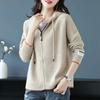 Sweaters Coat Cardigan for Women Autumn Winter Large Size Loose Long Sleeve Knit Cardigan Hooded Sweaters Jacket
