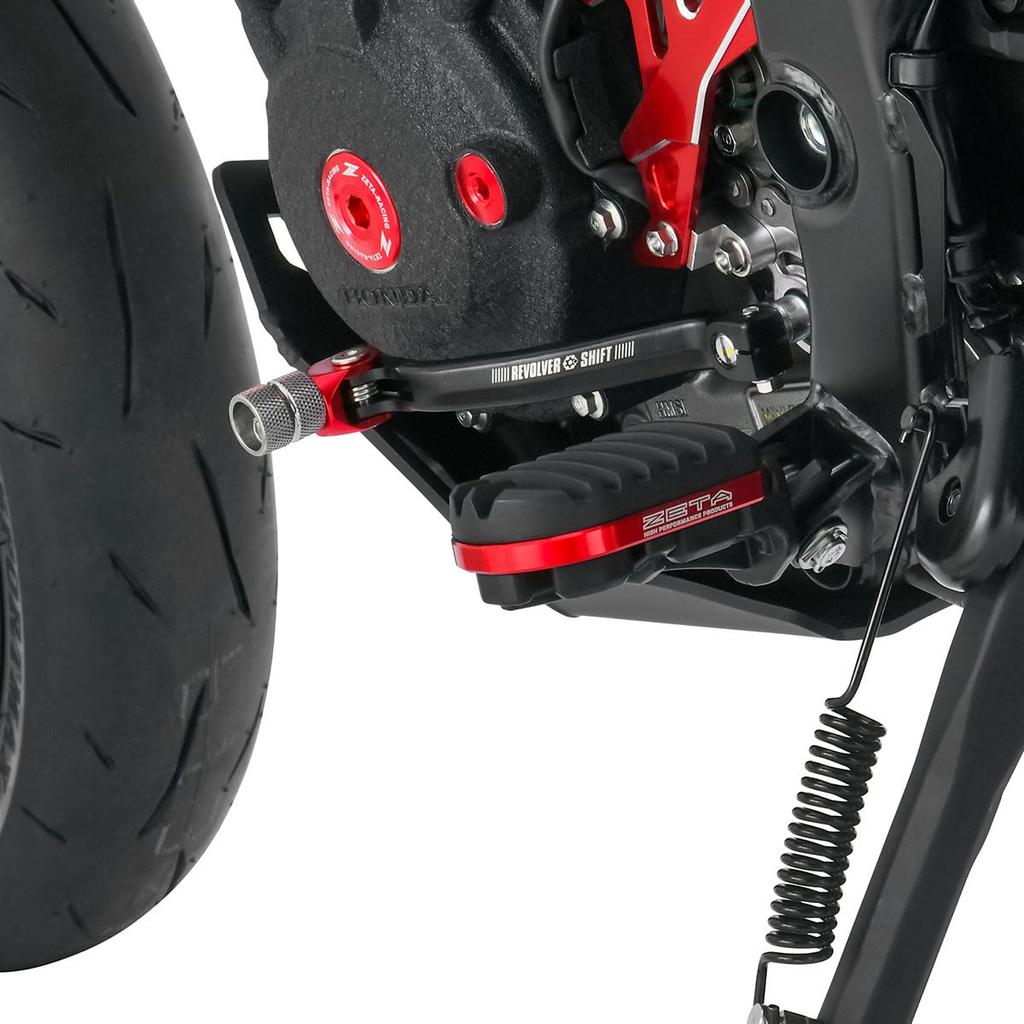 ZETA RACING Revolver Shift Lever Red F6749 Model Dirt Freak DIRTFREAK CR80R/85R '96-07, CRF250L/M '12-20, CRF250L/L(S)/RALLY/RALLY(S) (MD47) '21-25