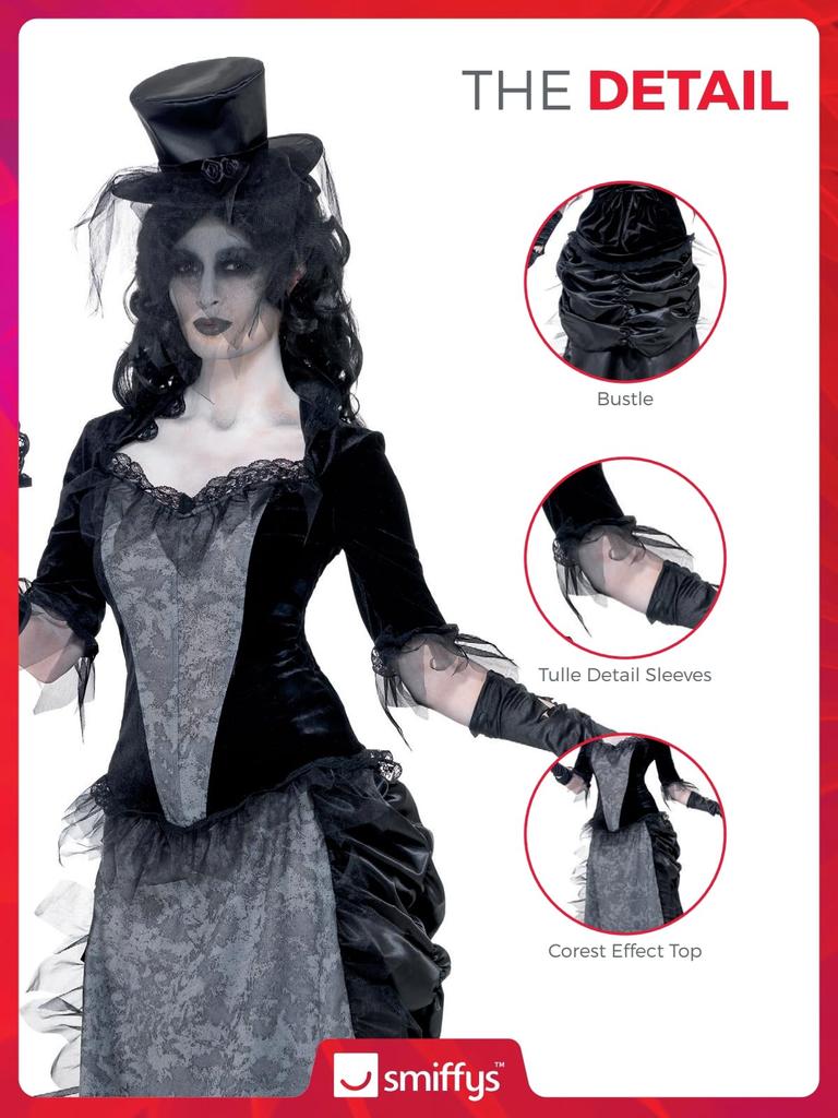 Ghost Town Costume Adult Halloween Medium - Costume, Size