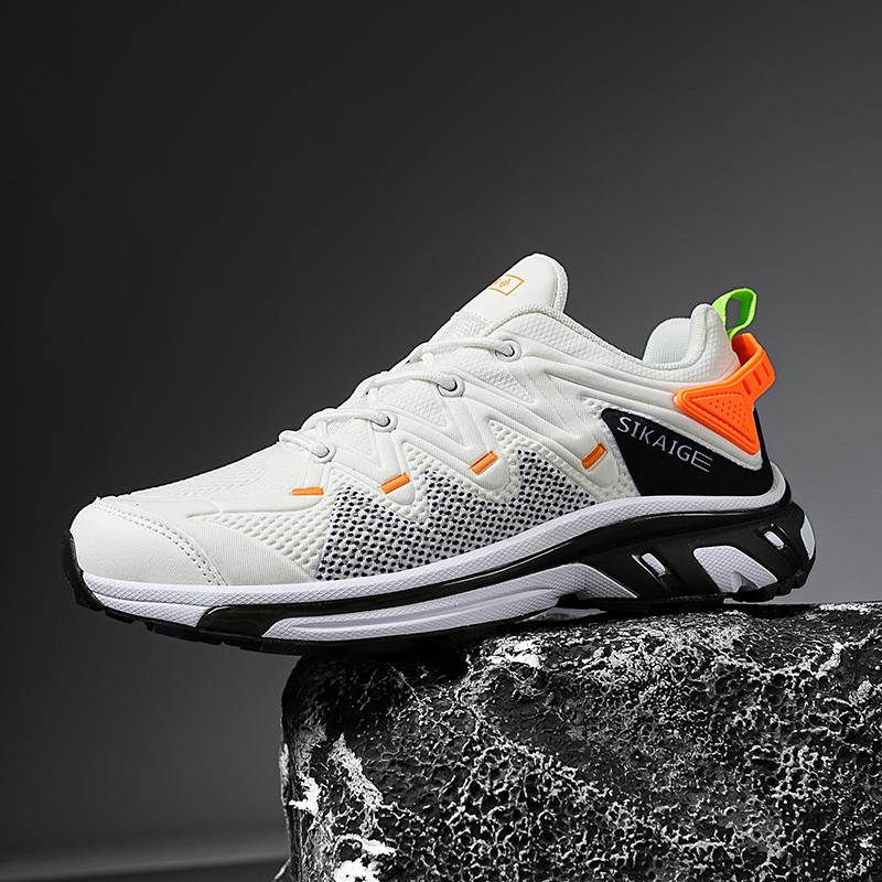 Nové designové trailové běžecké boty pánské terénní tenisky lehké protiskluzové outdoorové horolezecké sportovní boty pánská obuv