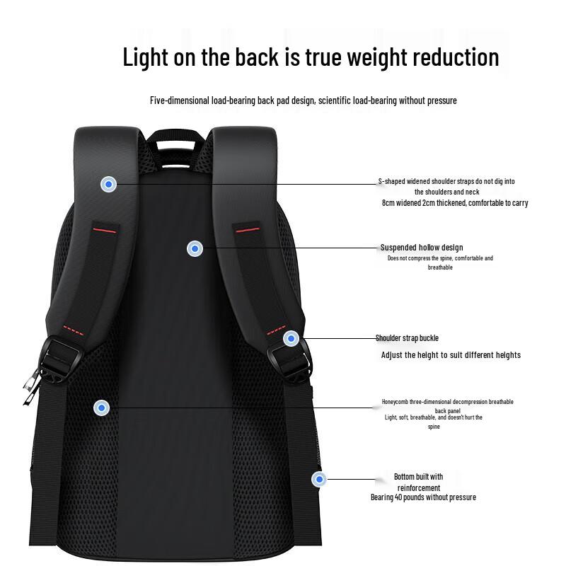 Warrior Men's Large Capacity School & Travel Backpack