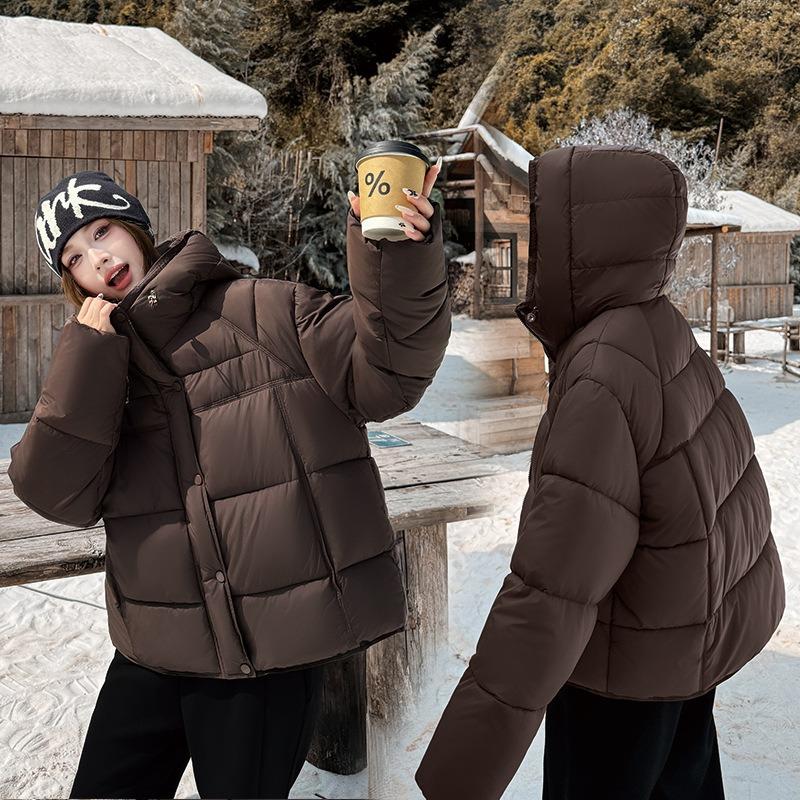 Hooded Cotton Clothes, Winter New Loose Women Are Thin, Small People Are Tall and Warm, and Short Coats Are Trendy.