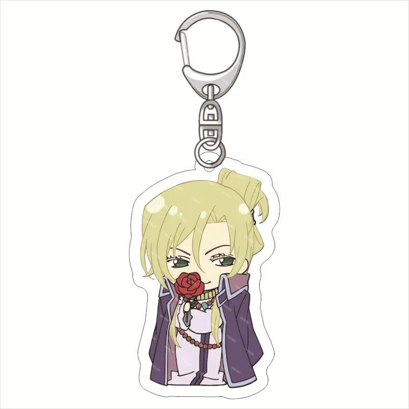 Cartoon Anime Kamisama Love Keychain Acrylic Figure Keyring Pendant Cosplay Jewelry Gift 2024