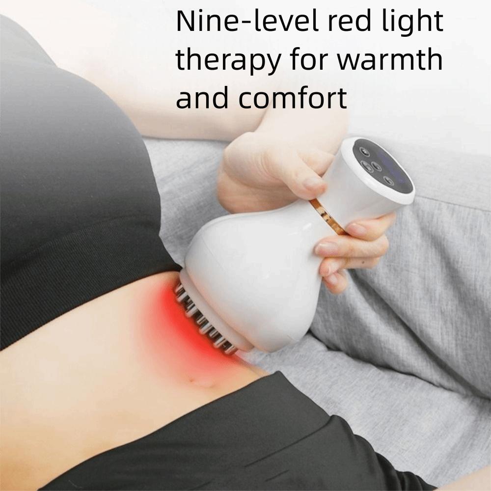 Heating Vibration Unblocking Massage Device Abdominal Massage Instrument  Massage Tool