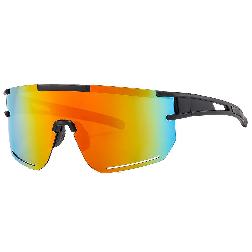 Outdoor Sports Glasses Large Frame Cycling Windproof Sunglasses Trendy Sunscreen Sunglasses Men