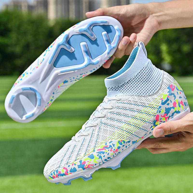 Unisex Soccer Shoes Outdoor/Indoor Boys Girls Football Boot Professional Futsal Football Training Sneakers