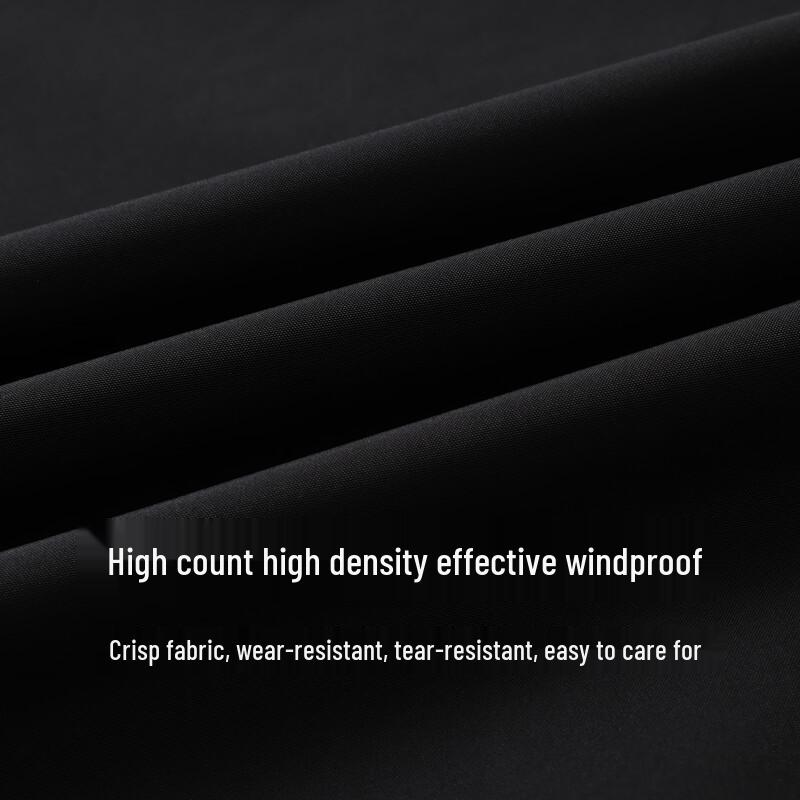 Lang Deng Men's Windproof Wrinkle-Resistant Baseball Collar Bomber Jacket