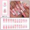 Sweet Candy Style Removable Press-On Nails Gel Adhesive Or Jelly Glue Aesthetic Nail Tips Women