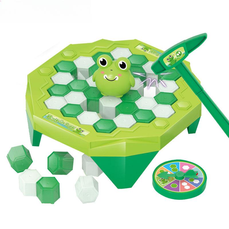 

Trend Kids Toys Parent-Child Family Party Save Penguin Ice Block Breaker Trap Kids Adults Board Game Stress Reliever Fidget Toys зелёный