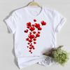 Short Sleeve Casual Tee Top Avocado Sweet Trend Style Shirt Lady Clothes Fashion Tshirt Summer Female T Women Graphic T-shirts