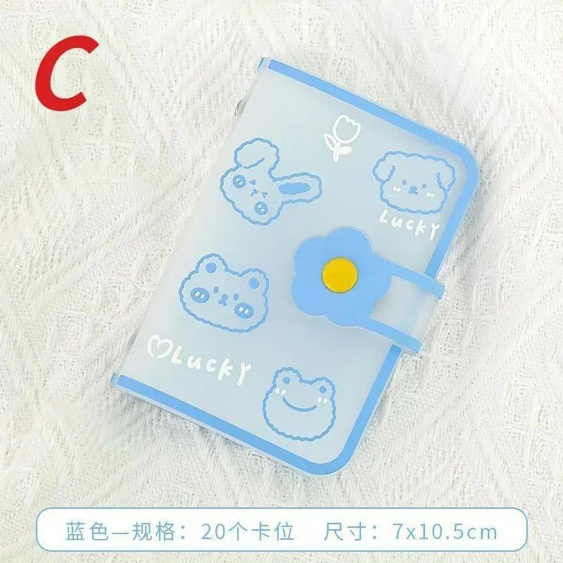20 Pockets 3 Inch New Card Note Collection Photo Album Album PVC Photocard Holder Women ID Credit Card Binder Travel Accessories