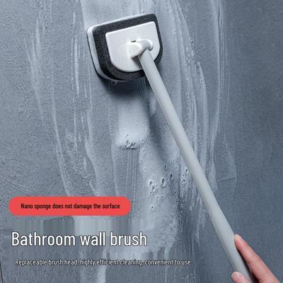Nano Badezimmerreinigungsbürste mit Ersatzkopf für Fliesen, Badewanne und Toilette