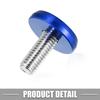 ACROPIX Car Bumper Fender Washer Bolts Engine Bay Dress Up Kit Stainless Steel M6x20mm Blue 25 Sets