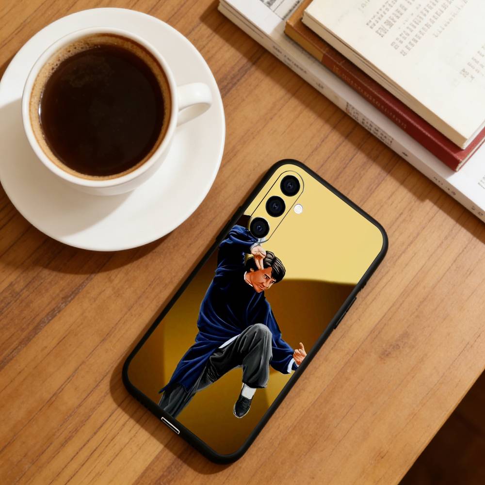 Jackie Chan  Phone Case Black Silicone Soft For Samsung Galaxy A73,A72,A71,A70,A53,A52,A51