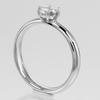 TIFFANY&Co. Aria Ring Pt950Platinum/diamond #4.5(US Size) 3.7g Women Used