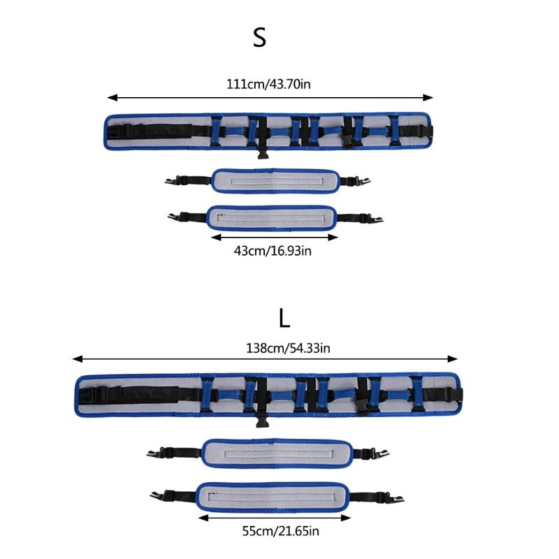 Gait Belt Seniors Transfer Belt Walking Gait Straps for Lifting Elderly,Patient Lift Aid,Medicals Nursing Safety Assist