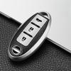 3/4 Button Leather TPU Car Key Case Cover Shell for Qashqai X-Trail T32 T31 Juke J10 J11 Kicks Tiida Pathfinder Note for Infiniti