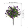 Artificial Flower Garden Stake Plant 24" Faux Greenery Shrubs for Outside Wedding